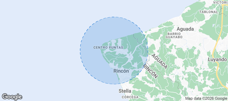 Puntas Airbnb map